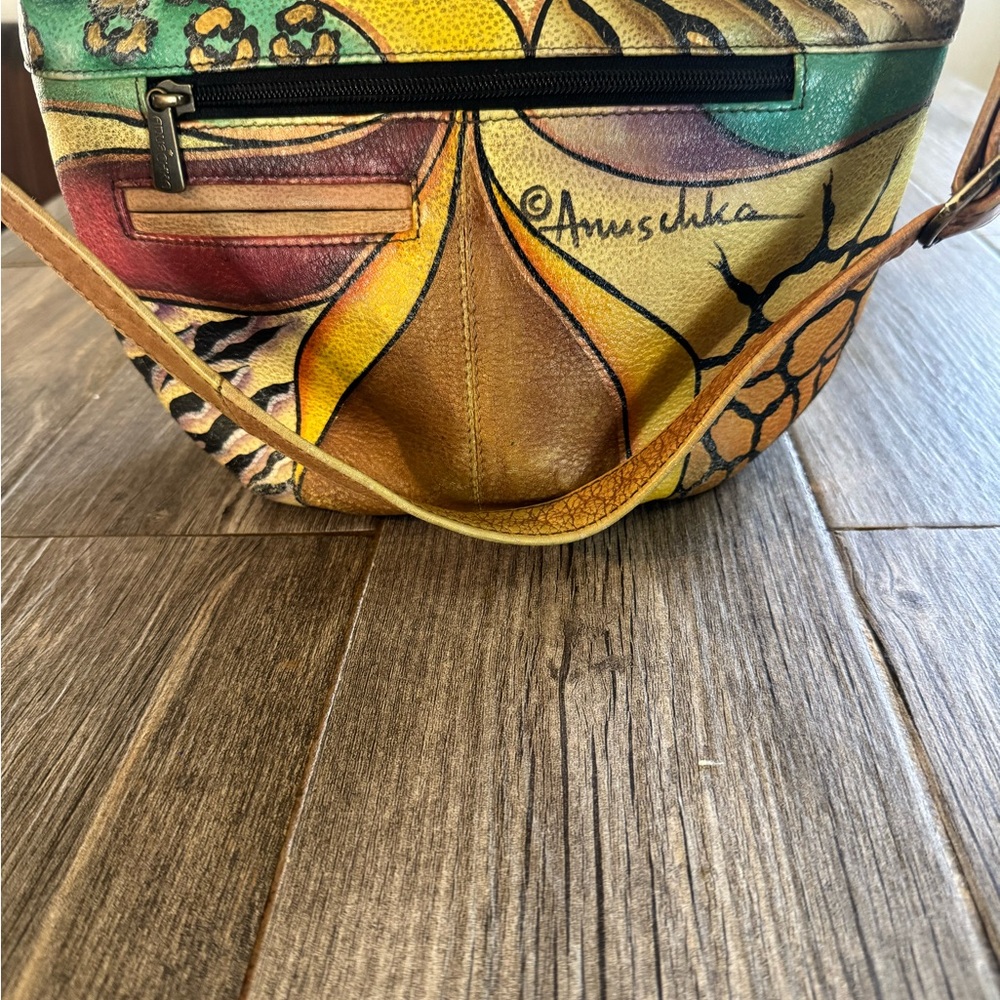 Anuschka Artistic Multicolor Shoulder Bag - Picture 2 of 16